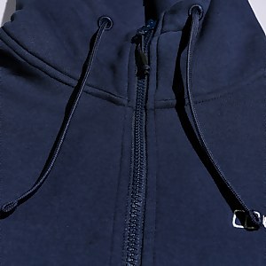 Men's Logo Full Zip Hoody Dark Blue