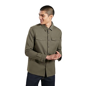 Men's Skawton Long Sleeve Shirt - Green - XS