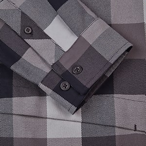 Men's Skawton Long Sleeve Shirt - Black / Grey