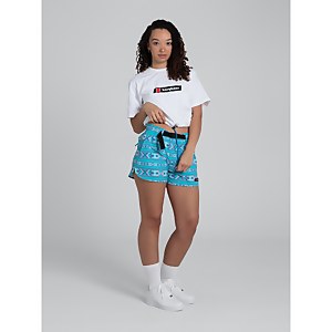 Women's Cropped Toggle Tee - White