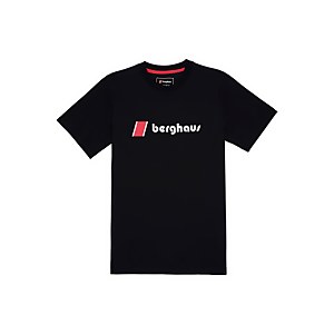 Unisex Heritage Front Logo T-Shirt - Black - XS