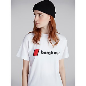 Unisex Organic Heritage Front Logo Tee - White
