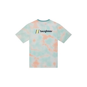 Unisex Heritage Front & Back Logo Tee - Pink / Light Blue