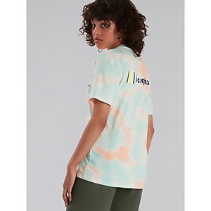 Unisex Heritage Front & Back Logo Tee - Pink / Light Blue