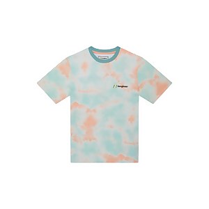 Unisex Heritage Front & Back Logo Tee - Pink / Light Blue