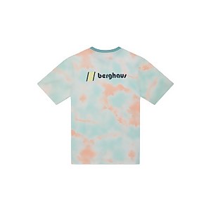 Unisex Heritage Front & Back Logo Tee - Pink / Light Blue