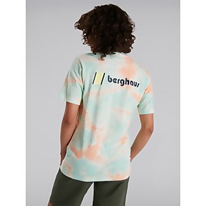 Unisex Heritage Front & Back Logo Tee - Pink / Light Blue