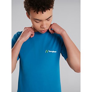 Unisex Heritage Front & Back Logo Tee - Blue