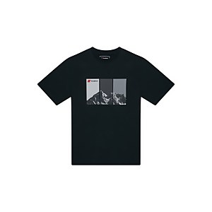 Unisex Triptic Mera Peak Short Sleeve Tee - Black