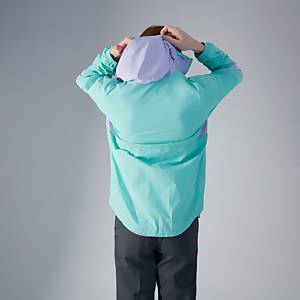 Men's Co-ord Jacket - Turquoise / Purple