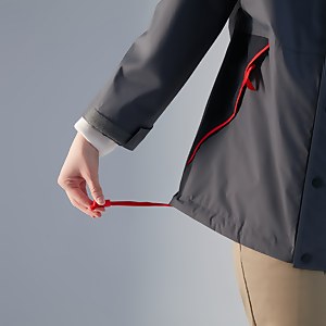 Unisex Mayeurvate Waterproof Jacket - Grey / Black