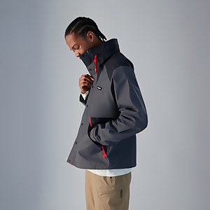 Unisex Mayeurvate Waterproof Jacket - Grey / Black