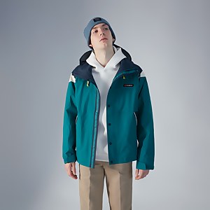Unisex Mayeurvate Waterproof Jacket - Green / Blue