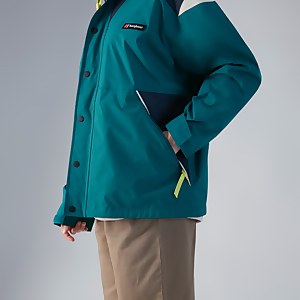 Unisex Mayeurvate Waterproof Jacket - Green / Blue