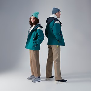 Unisex Mayeurvate Waterproof Jacket - Green / Blue