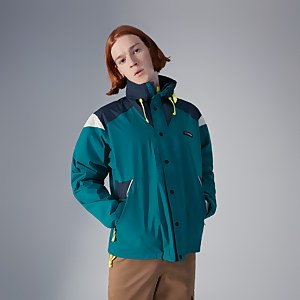 Unisex Mayeurvate Waterproof Jacket - Green / Blue