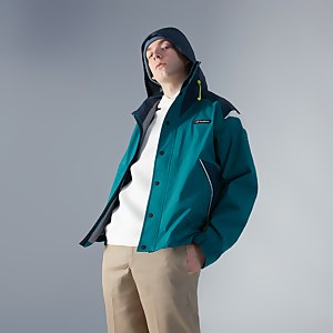 Unisex Mayeurvate Waterproof Jacket - Green / Blue