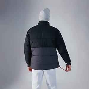 Unisex Selapass Insulated Half Zip Jacket - Black / Grey