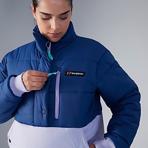 Unisex Selapass Insulated Half Zip Jacket - Blue / Purple