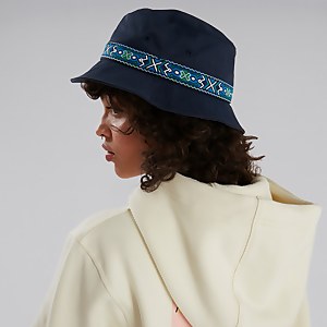 Unisex Aztec Bucket Hat - Dark Blue