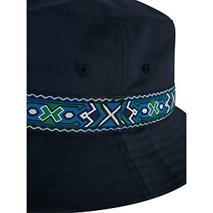 Unisex Aztec Bucket Hat - Dark Blue