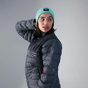 Unisex Heritage Badge Beanie - Light Turquoise