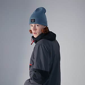 Unisex Heritage Badge Beanie - Blue