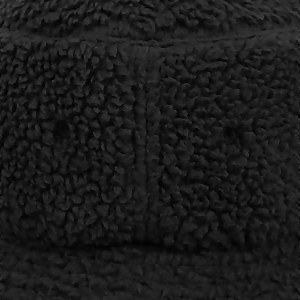 Unisex Sherling Fleece Heritage Bucket Hat - Black