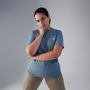 Unisex Aztec Block T-Shirt - Blue