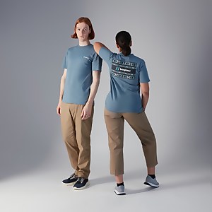 Unisex Aztec Block T-Shirt - Blue