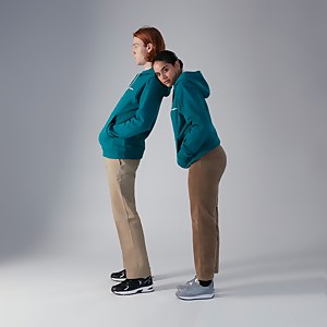 Unisex Heritage Small Logo Hoody - Green - XS