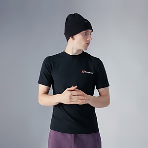 Unisex Kanchenjunga Static Short Sleeve T-Shirt - Black