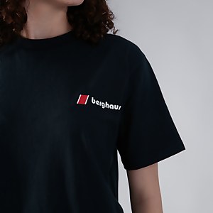 Unisex Kanchenjunga Static Short Sleeve T-Shirt - Black
