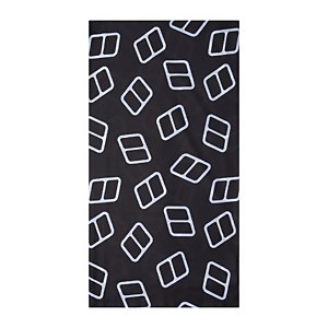 Unisex Neck Gaiter - Black / White