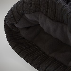 Unisex Ipomea Beanie - Black/Grey