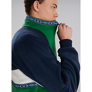 Unisex Tramantana 91 Fleece - Green / Blue / Grey