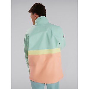 Unisex Ski Smock 86 Waterproof Jacket - Pink / Turquoise / Green