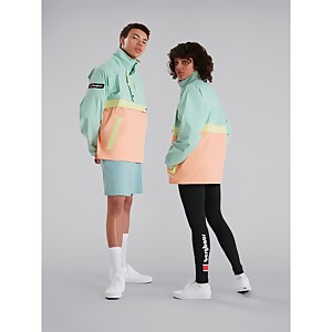 Unisex Ski Smock 86 Waterproof Jacket - Pink / Turquoise / Green