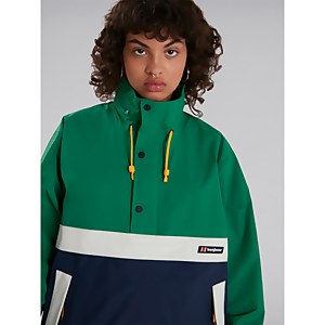Unisex Ski Smock 86 Waterproof Jacket - Green / Blue / Grey