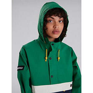 Unisex Ski Smock 86 Waterproof Jacket - Green / Blue / Grey