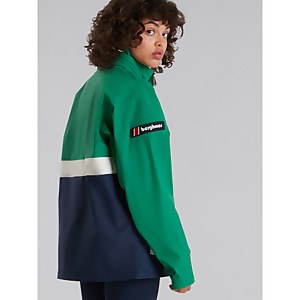 Unisex Ski Smock 86 Waterproof Jacket - Green / Blue / Grey