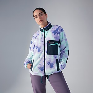 Unisex Ascent 91 Fleece- Light Purple / Turquoise