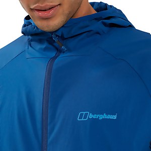 BERGHAUS THERAN HOODED FL JKT AM BLU/BLU