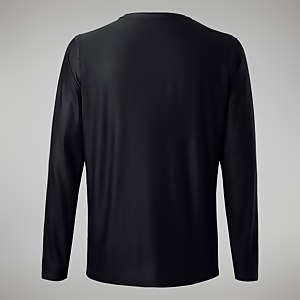 Men's 24/7 Tech Tee Long Sleeve Crew - Black