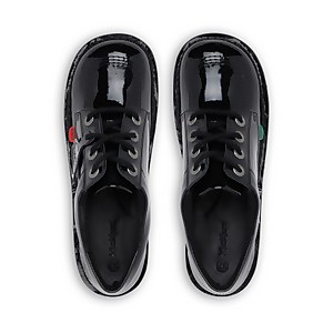 Youth Unisex Kick Lo Patent Leather Black