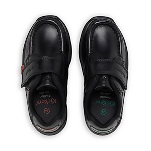 Infant Boys Reasan Strap Leather Black