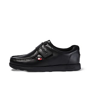 Adult Mens Fragma Strap Leather Black - 11