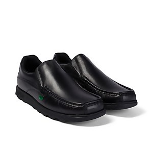 Adult Mens Fragma Slip Leather Black