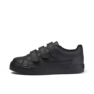 Junior Unisex Tovni Trip Leather Black - 12.5