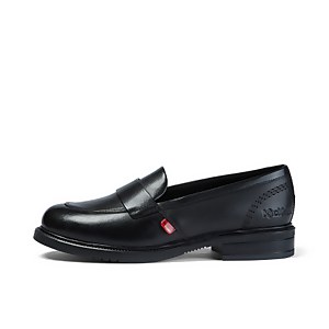 Adult Womens Lach Slip Leather Black